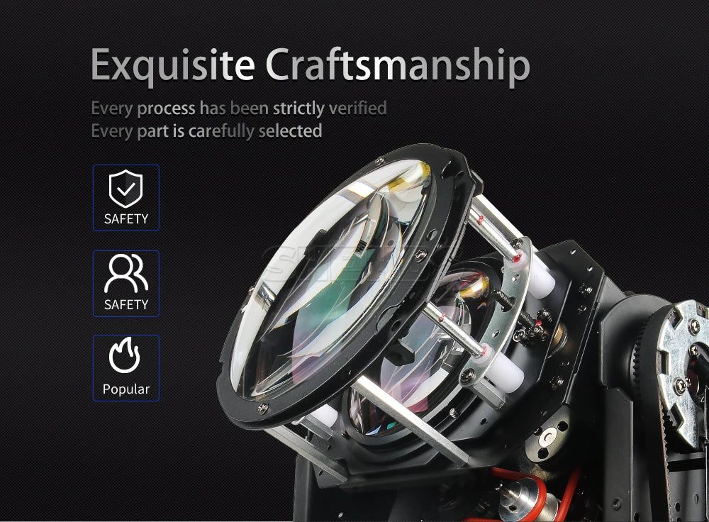 2/4pcs 275W Moving Head Light Rainbow Frost Effect DJ Disco