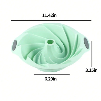 Silicone Cake Pan, Non-Stick Silicone Cake Mold