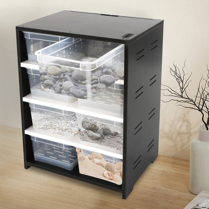 Acrylic Pets Feeding Cabinet, 220V High Capacity