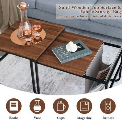 Coffee Tables with Side Pocket