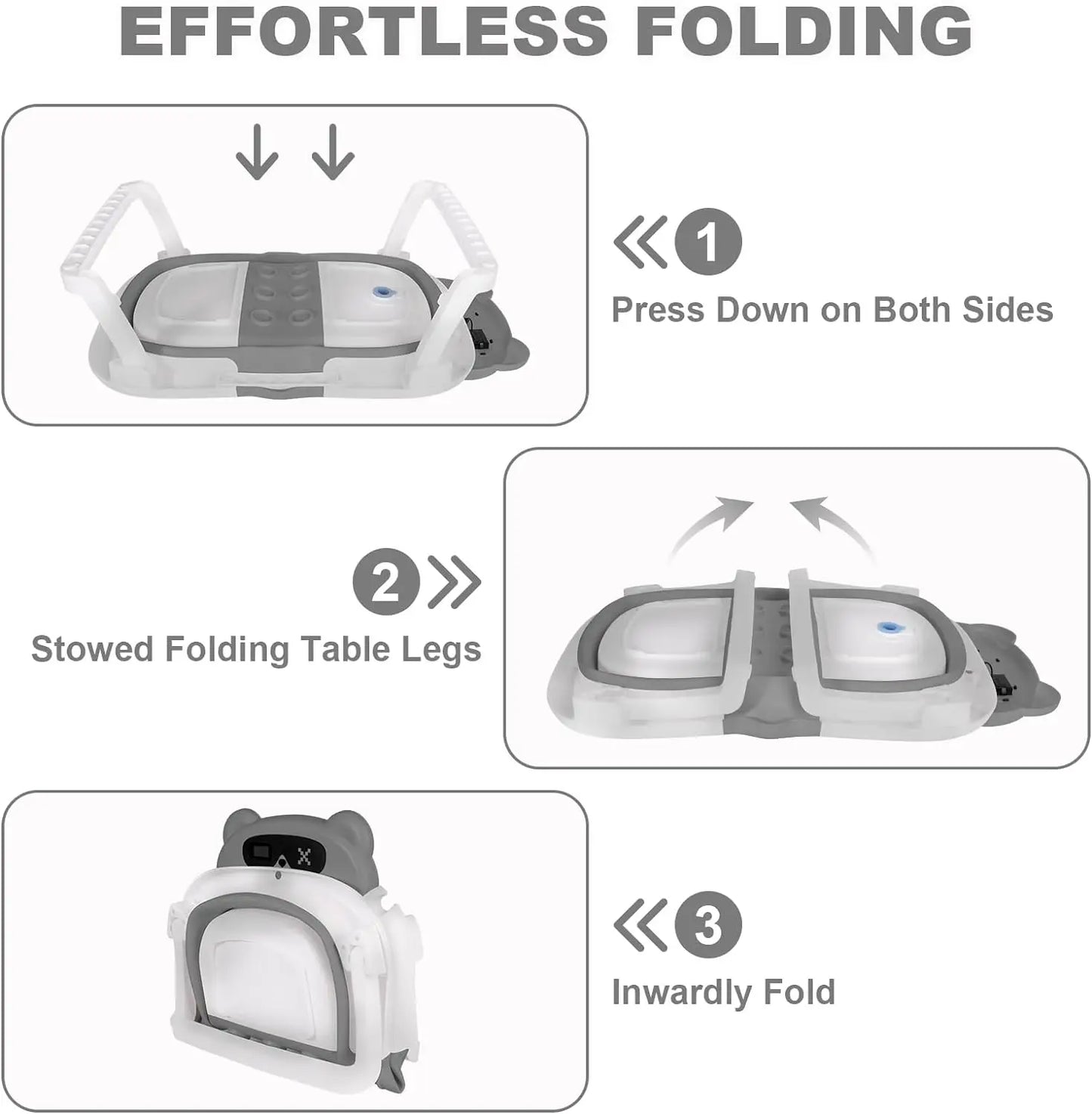 Baby Bathtub Real-Time Temperature Display