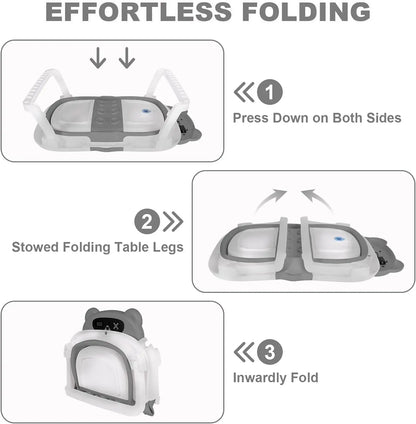 Baby Bathtub Real-Time Temperature Display