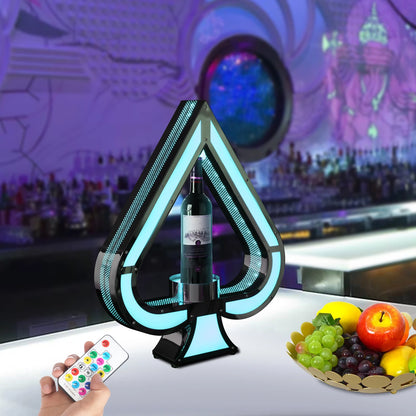 110V LED Lighted Liquor Bottle Display Champagne Stand