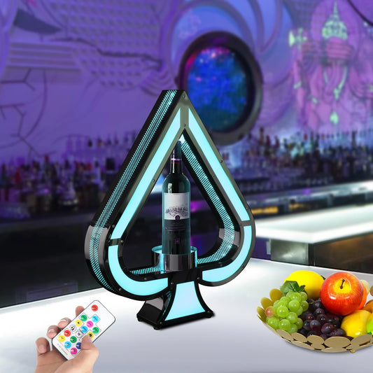 110V LED Lighted Liquor Bottle Display Champagne Stand