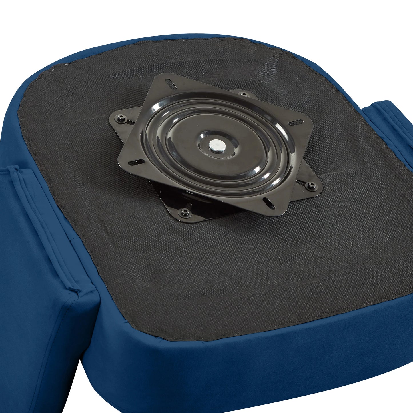 Modern Swivel Chair Upholstered Velvet Round Accent Armchair