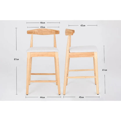 Modern Design Solid Wood 24 Counter Stools