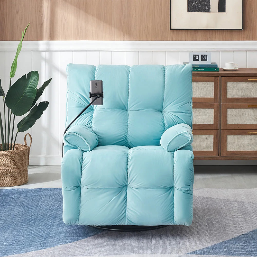 Single-person comfortable sofa with a soft and comfortable