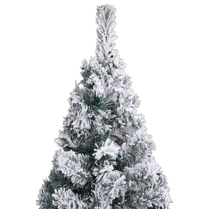 59.1 Slim Pre-lit Green Artificial Christmas Tree