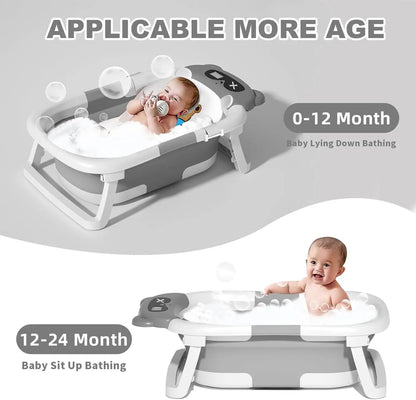 Baby Bathtub Real-Time Temperature Display