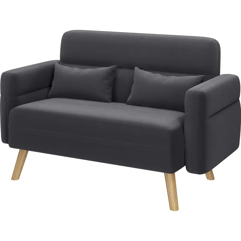 Sofa Loveseat Century 2 Seater Sofa Couch with Lumbar Pillows