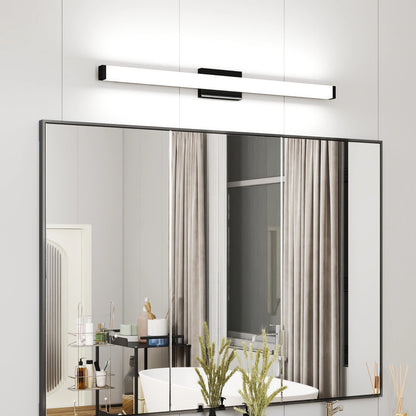 Modern Dimmable Bathroom LED Vanity Light - Waterproof Anti-Rust White Strip Fixture for Mirror & Master Bathroom