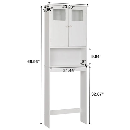 FCH Double Doors Bathroom Cabinet White