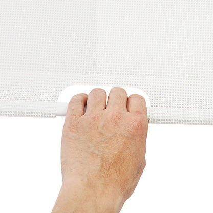 White/Black Iron Pet Fence 40-300cm Adjustable 84cm Height 10-40lbs Small Medium Dogs Indoor Safety Gate