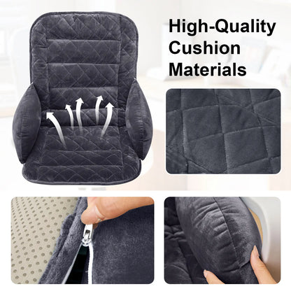 1PC Cushion Backrest All-in-One Seat Cushion Office Sedentary Lumbar Protector Cushion Seams Universal Chair Cushion
