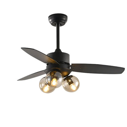 Ceiling Fan Lamp 3 Blades 3 Speed Fan for Bedroom Dining Room Home Office with Remote Control