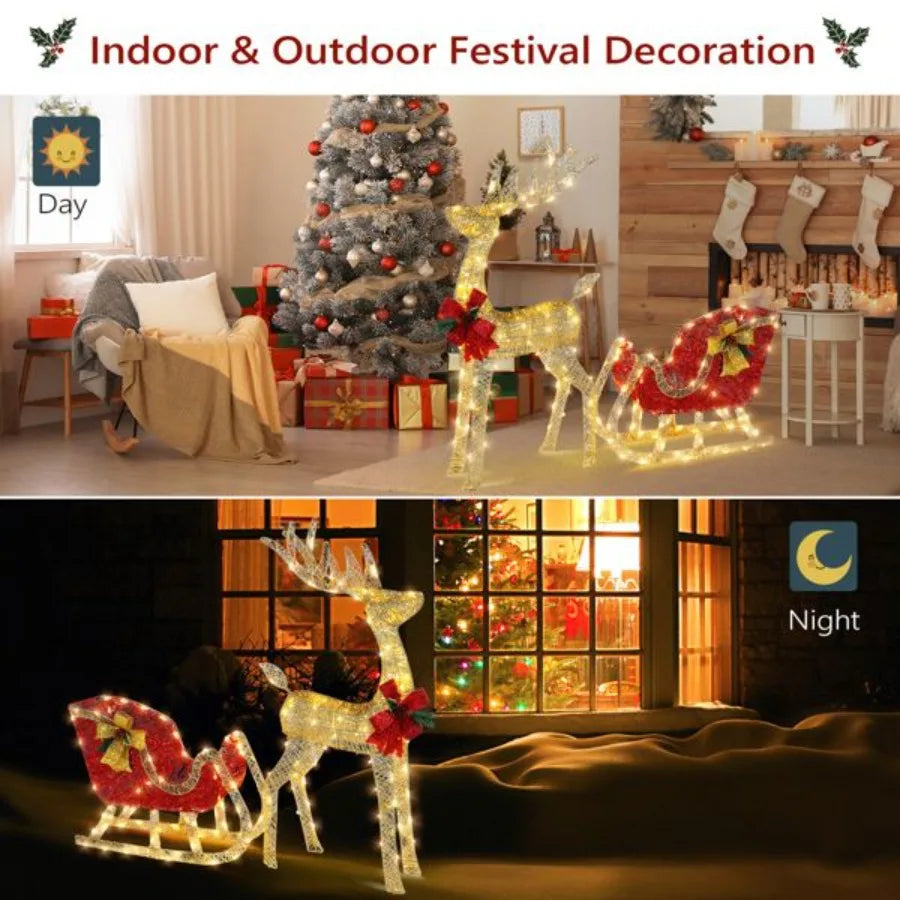 Courtyard Elk Christmas Duration
