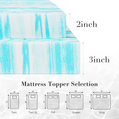 2-3 Inch Gel Memory Foam Mattress
