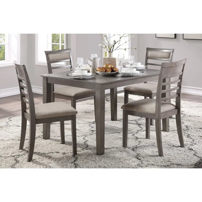 Dining Set Table and 4 Side Chairs S