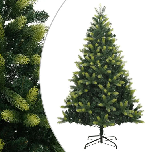 59.1 Inch Artificial Hinged Christmas Tree with Stand - Festive Holiday Decor