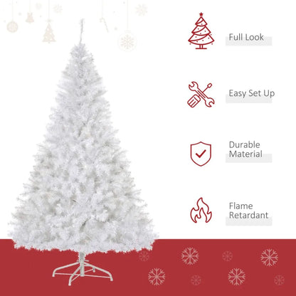 6 ft Tall Prelit Christmas Tree Douglas Fir Artificial Christmas Tree with Realistic Branches 250 Warm White LED Lights and 100