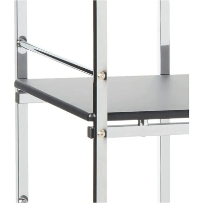 ACME Elvis Computer Desk in Black & Chrome