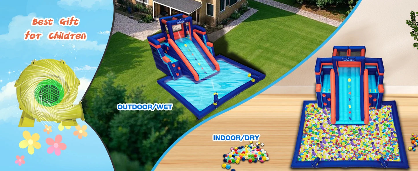 Inflatable Water Slide Pool Bounce House f