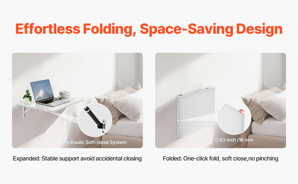 Wall Mounted Folding Table Drop Leaf